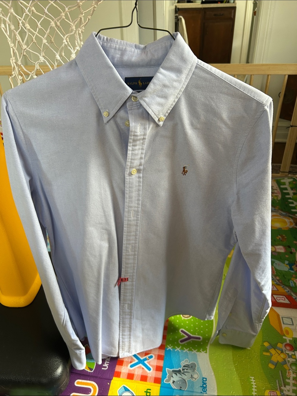 Ralph Lauren Light Blue Button-Down Oxford Shirt